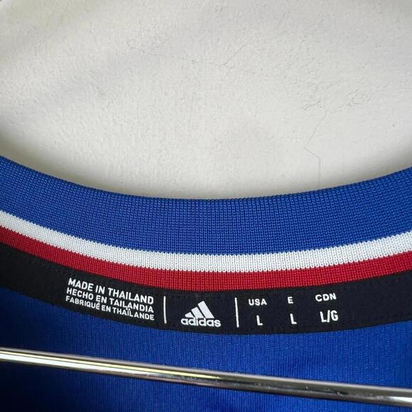 Adidas Kansas Jayhawks #24 Adams Jr Jersey Men’s L Royal Blue NCAA Basketball - Picture 7 of 9